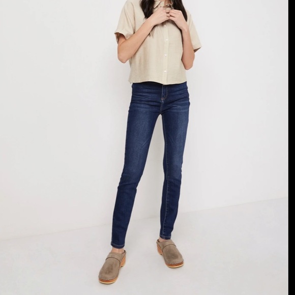 NWT Tailor Made Jeans | Brisbane High Rise Slim Straight | Dark Wash - Picture 4 of 15